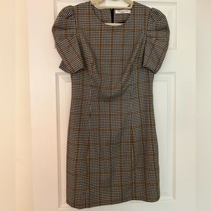 Amanda Uprichard sheath plaid